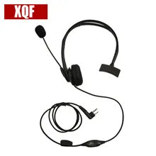 XQF накладная гарнитура [поворотный микрофон] [шумоподавление] для Motorola Radio GP88 GP2000 GP300 Walkie Talkie