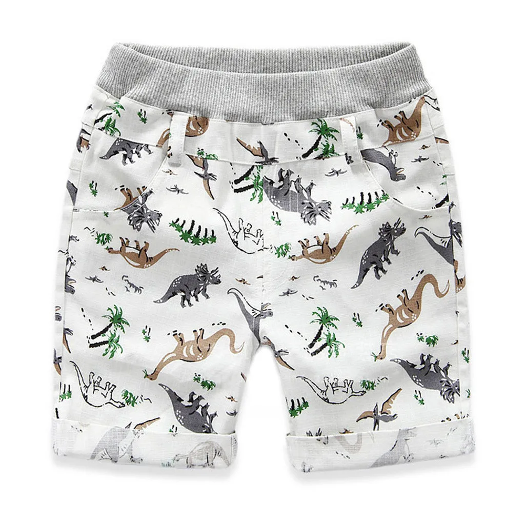

ARLONEET Dinosaur Print Baby Boy Short Pants Children Casual Summer Shorts Boys Panties Kids Cotton Loose Shorts Beach Wear