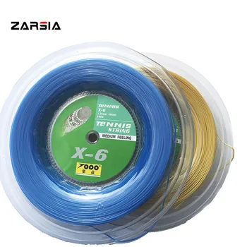 

TOPO X-6 Polyester Tennis Racket String 1.25mm Tennis Racquet hexagon Strings 200M big banger,durable strings