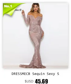 Dressmecb пикантные вечерние платье Для женщин Бандажное платье с открытой спиной и разрезами по бокам Макси платья элегантные свадебные одежда летнее осеннее платье vestidos