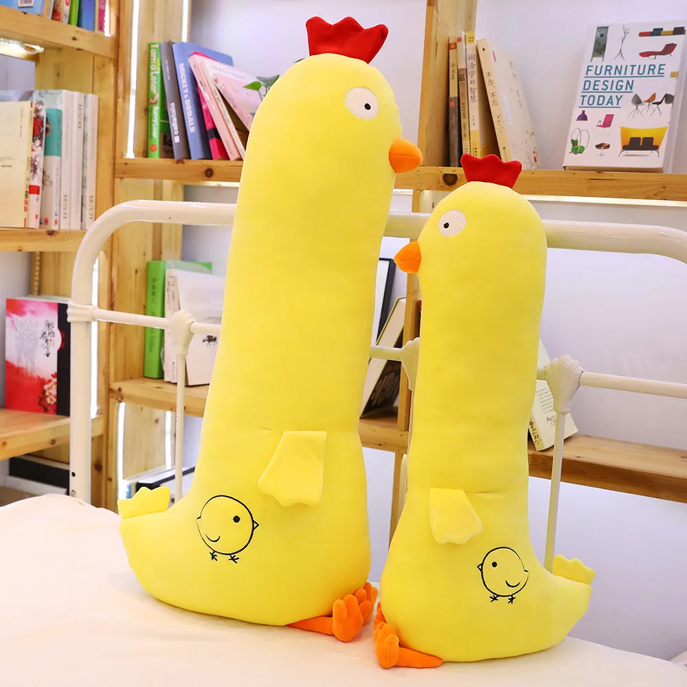 

New 1pc Cute Yellow Chicken Plush Toys Stuffed Animal & Plush Toys Soft Pillow for Girl Gift Sofa Cushion Plush Chicken Doll