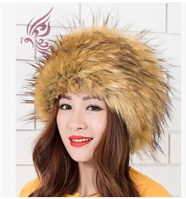 Новинка, зимняя специальная женская шапка из искусственного меха, шапка с ушками, имитация лисы, Корейская Выходная шляпа - Цвет: 9