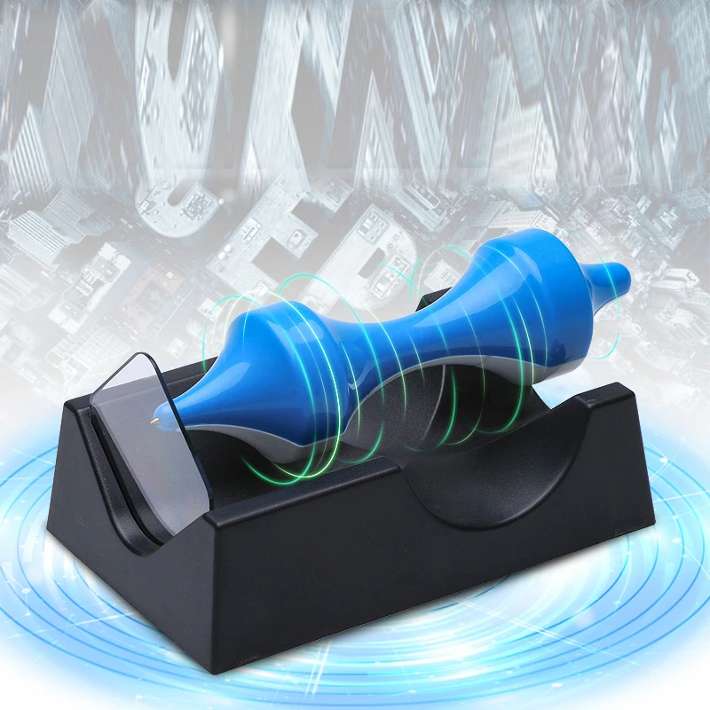 astounding Black Suspended Magnetic Levitation Perpetual Creative Balls Physics Teaching Model Amazing Revolut