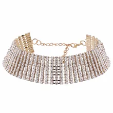 Gargantillas de lujo Collar y Colgante Largo Maxi Las Mujeres Joyería de Moda Collar de Moda Collar de Declaración Gargantillas De Novia