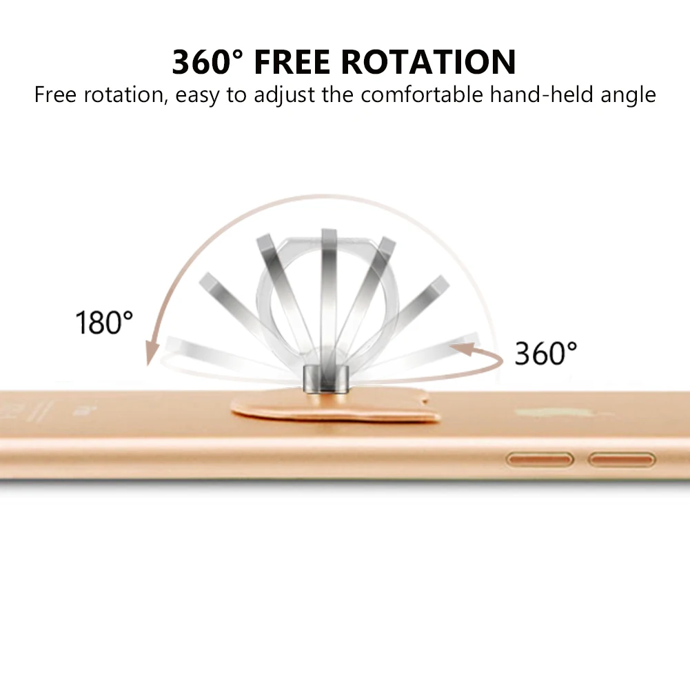 Универсальный мультяшный держатель для мобильного телефона, смартфона с кольцом на палец на 360 градусов, подставка для iPhone X, 8, 7, 6, держатель с креплением в виде головы медведя/кошки