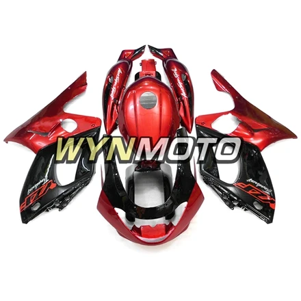 Выполните красный щепка обтекатели комплект для Yamaha YZF600R Thundercat 1997-2007 97-07 год впрыска ABS пластмасс капоты кузов