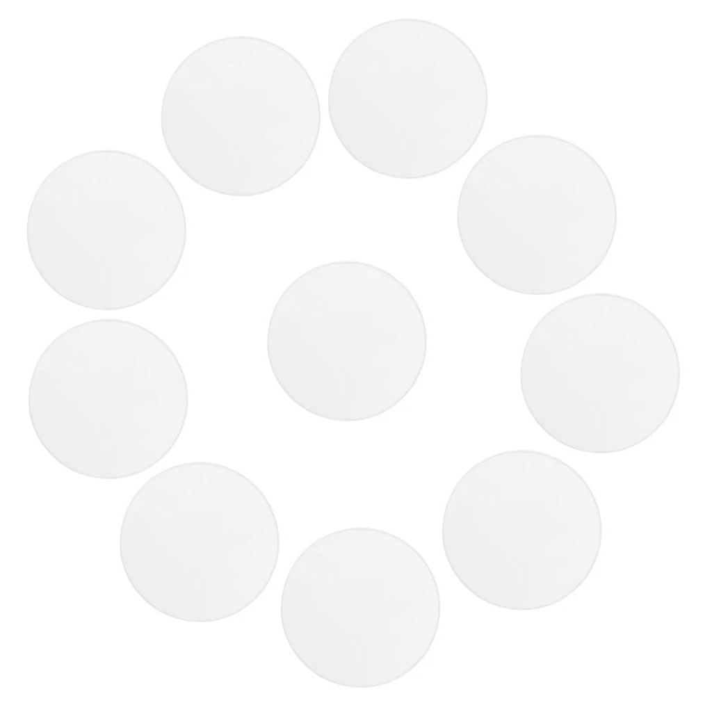 10 Piece Thick Domed Watch Crystal Mineral Glass Watch Parts 28.5-34mm 30mm