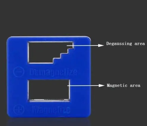 1 шт. синий прецизионный размагничиватель/намагничиватель-для отверток, небольших инструментов