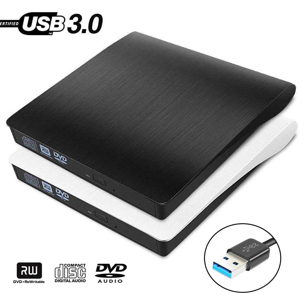 USB 3,0 внешний CD/DVD rom плеер оптический привод DVD RW ГОРЕЛКА ридер писатель рекордер для джемпер ThinkPad ноутбук ПК