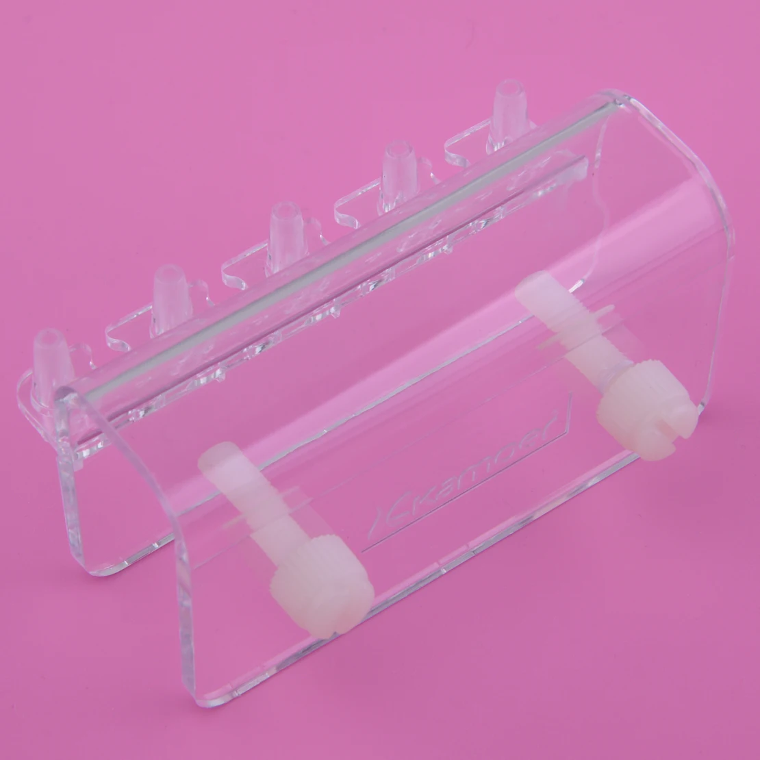 Clear 4 Hose Version Pc Soft Tube Fixture Holdermounter For Dosing Pump