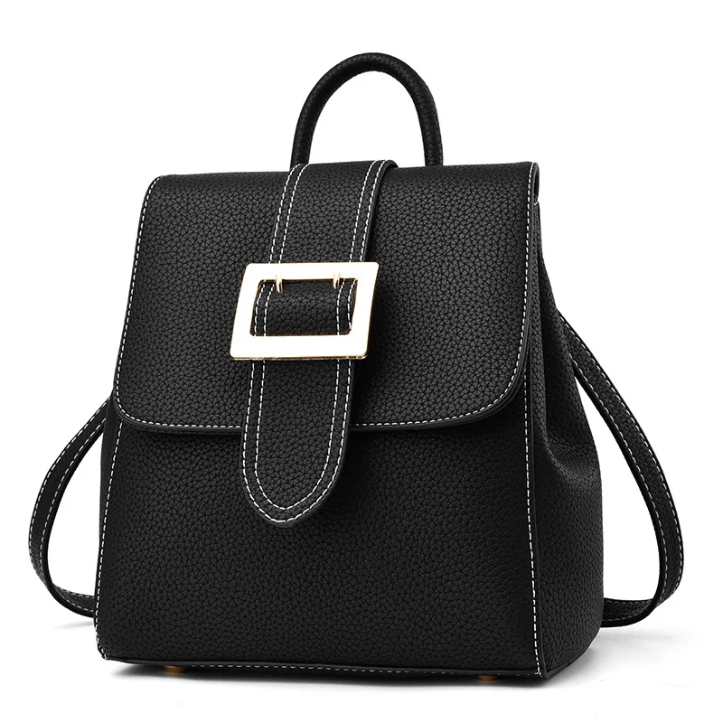 

Hot sale Women Backpack Youth Leather high quality Fashion Backpacks for Teenage Girls Female University student Shoulder Bag