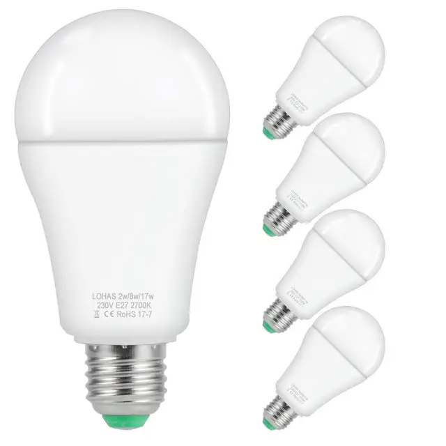 Dimming LED Light Bulbs 25W/60W/150W Equivalent Warm White 2700K E27