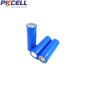 

12pcs PKCELL ICR 17500 ICR17500 3.7V Li-ion Rechargeable Battery 1100mAh Li-ion A Batteries For LED flashlight torch and speaker