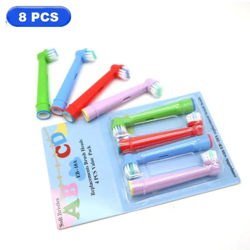 8pcs Cute Soft-bristled Electric Toothbrush Heads Replacement for Oral B Hygiene Sensitive SB-17A 8pcs Cute Soft-bristled Electric Toothbrush Heads Replacement for Oral B Hygiene Sensitive SB-17A