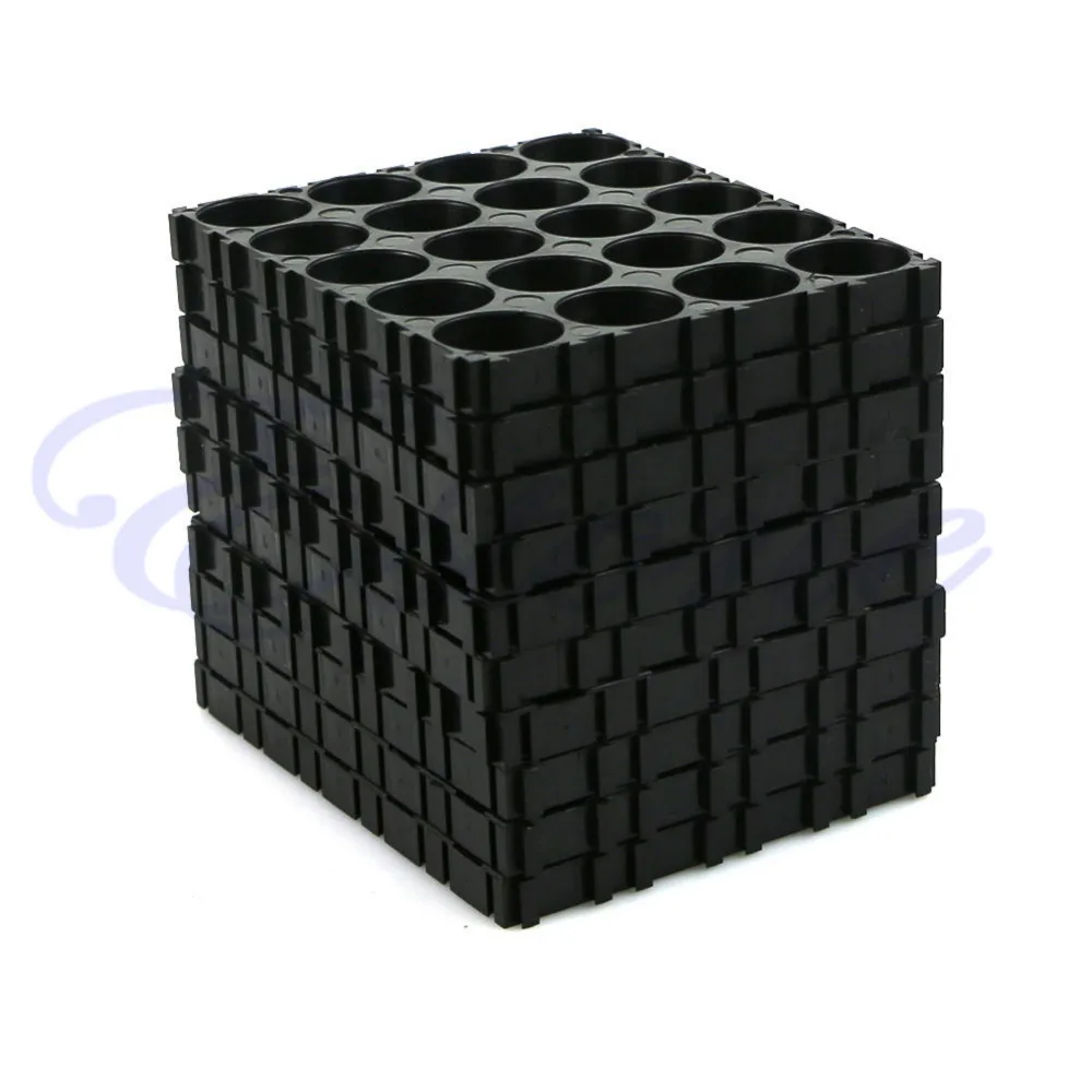 

Hot Selling 10Pcs 4x5 Cell Spacer 18650 Battery Radiating Shell Pack Plastic Heat Holder