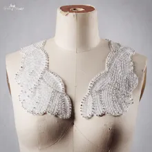 RSS15 индивидуальный заказ широкий, украшенные стразами и бисером; плечевой ремень для свадебное платье