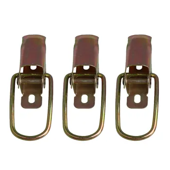 

5PCS 16.5x6cm Copper Nickel Plating Iron Toggle Latches Clamps Catches Box Case Sofa Furniture Buckles Connectors