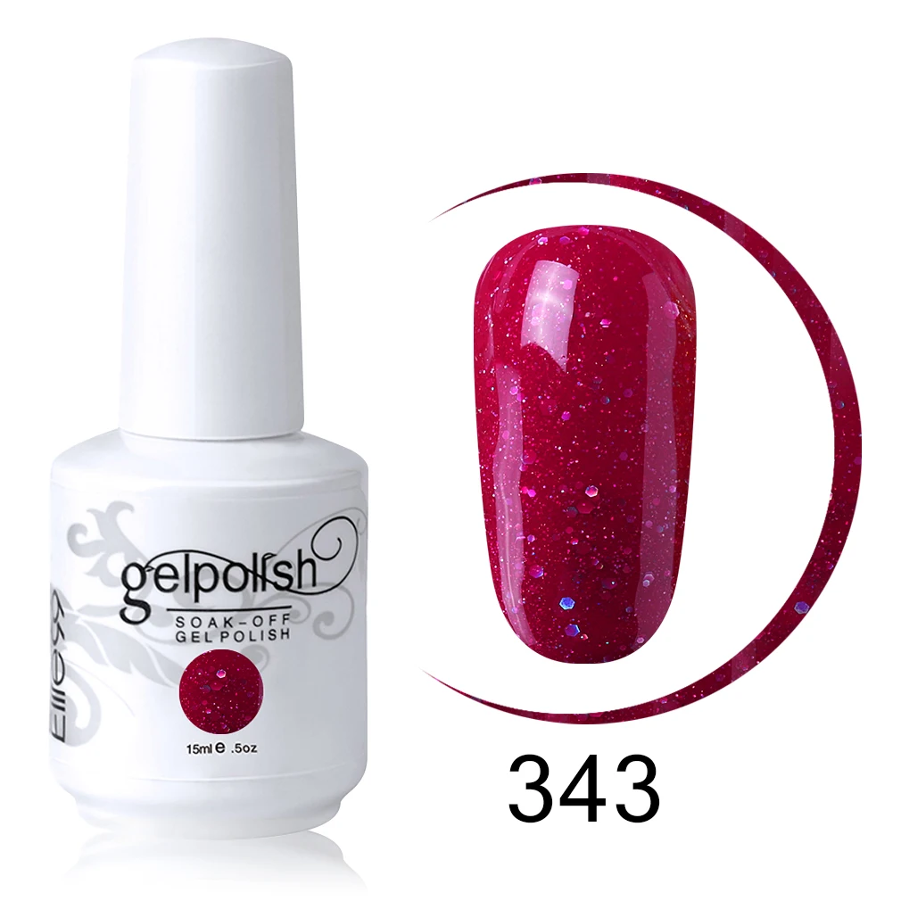  Elite99 15ml Glitter Pearl Series Gel Varnishes Bling UV LED Gel Nail Polish Semi Permanent Nail Ar