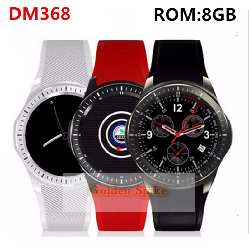 

DM368 Quad Core 1.39 Inch AMOLED Screen Display Smart Watch Wireless Heart Rate Monitor Bluetooth 4.0 3G Phone Wrist Band