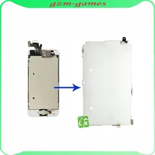 5 шт./лот Высокое качество Поддержка LCD задняя пластина металлическая крышка экрана для iPhone 5 5G