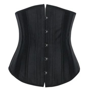 

free shipping 7056 24 and 28 Steel Boned New Sexy Stain Corset Busiter Waist Woman Corsets size s-2xl