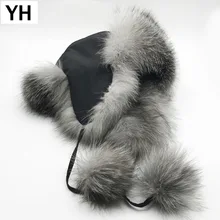 Хит, стиль, зимняя шапка из натурального Лисьего меха, женская шапка из натурального меха енота, качественная теплая мягкая шапка из натурального меха лисы, шапки-бомберы