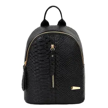 

New Backpack Summer Small Women Waterproof School Bags for Teenagers Rucksack PU Leather Backpack Ladies Shoulder Bag Girl#LR1