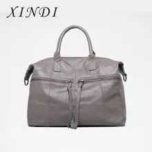 XINDI, женская сумка из натуральной кожи, женские сумки через плечо, женская сумка-мессенджер, большая сумка с верхней ручкой, модная женская сумка-тоут