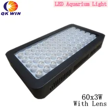 Горячая 180 светодио дный Вт затемнения свет аквариума 60X3 аквариум системы склад и кварим Танк дропшиппинг