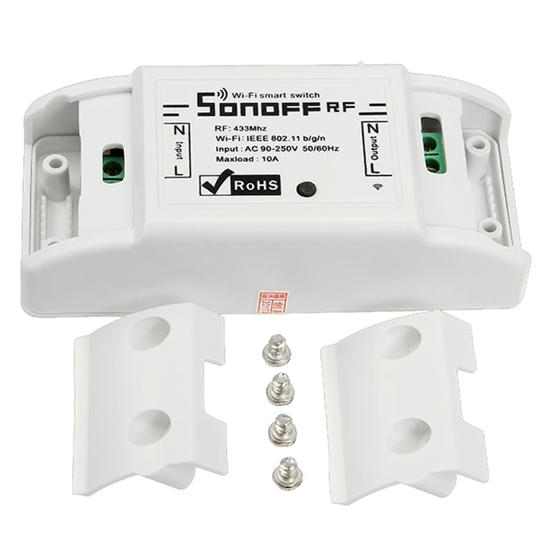 SONOFF RF 7A 1500 Вт AC90-250V DIY wifi беспроводной переключатель розетка модуль для умного дома приложение дистанционного управления или 433 мгц приемник управления