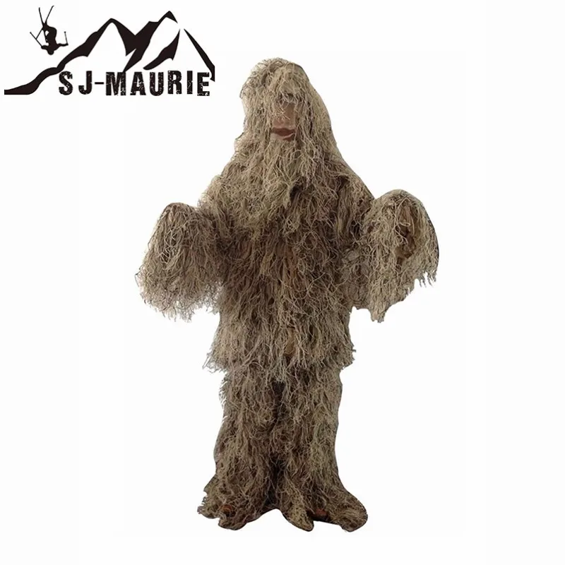 5 шт. зимний Ghillie Camuflaje Gorra охотничий костюм зеленая серая охотничья одежда