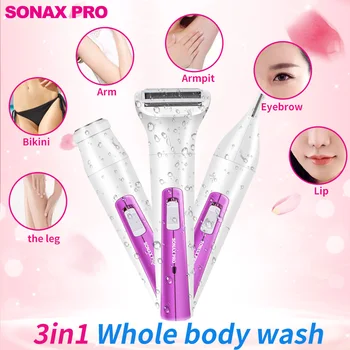 

Multifunction Women Hair Removal 3-1 Electric Shaping Female Shaving Machine Mini Shaver Trimmer Razor for Eyebrow Underarm