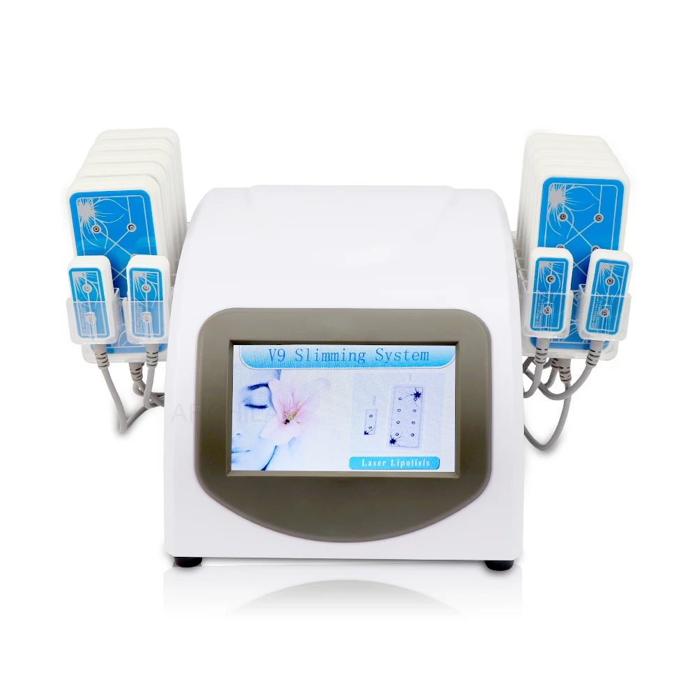 US $811.98 Buy Lipo 650nm LLLT 14 Pads Body Slimming Cellulite Removal Machine