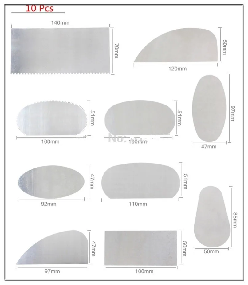10 шт. высокое качество скребок из нержавеющей стали-Бар инструменты скульптора школьные принадлежности Арт Набор керамическая глиняная скульптура художественные принадлежности