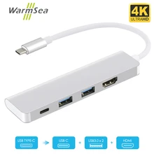 Концентратор USB Type C Thunderbolt 3 адаптер Dex станция для samsung Galaxy Note 8 S8 S9 с HDMI 4K USB 3,0 портами для MacBook Pro