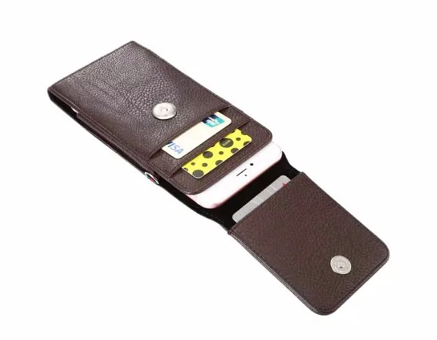 Verticial поворотный мужской ремень клип кожаный чехол для мобильного телефона карты чехол для sony Xperia C3, Wiko Robby, для iPhone 7 Plus