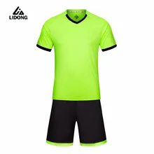 LIDONG Kids Football Kits Boys tracksuit Soccer Sets Jersey Uniforms Futbol Training Suits Polyester shirt Short Sleeved Jerseys