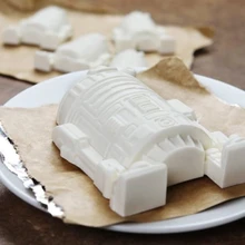 Звездные войны R2D2 робот лоток льда кубики DIY Форма для пуддинга форма для Желе силикон