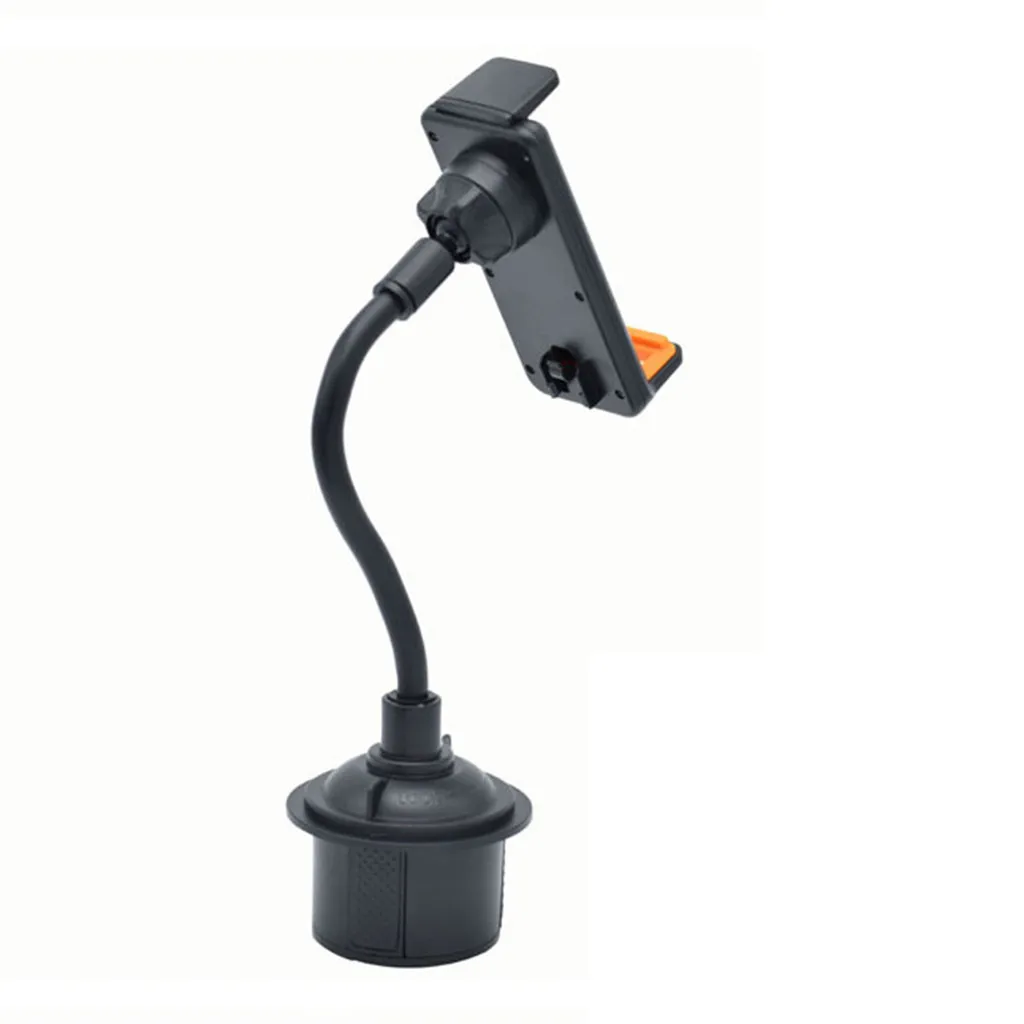 

Car Cell Phone Cup Holder Mount with Flexible Long Neck for iPhone GPS Wide adjustable base for a perfect fit in cars YJJ3