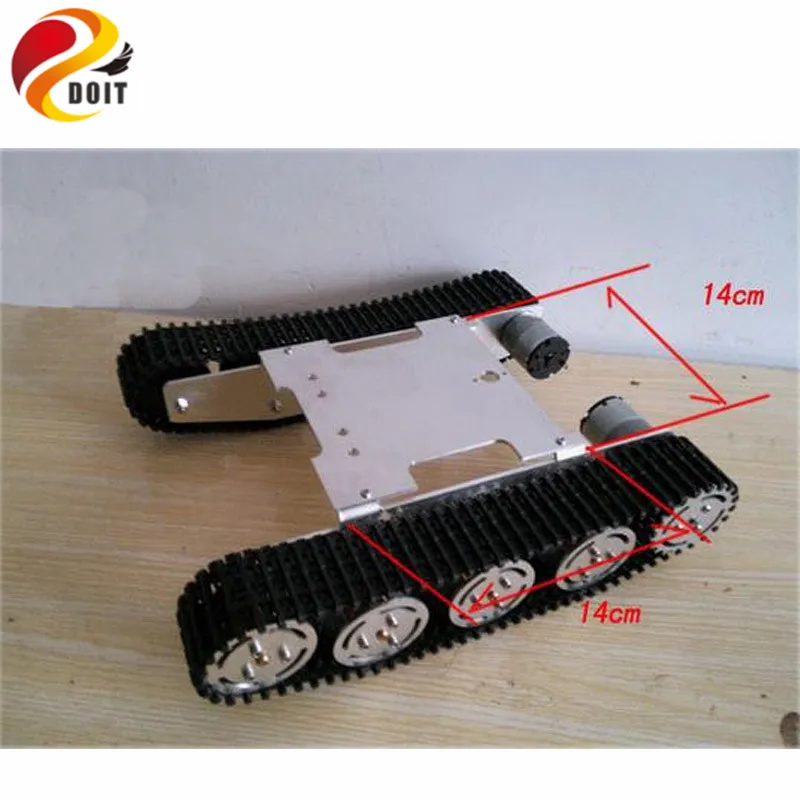 Official DOIT Update Version Tank Car Chassis Crawler Intelligent DIY Robot Electronic Toy ,Development Kit Tractor Toy official doit tank car chassis crawler intelligent diy robot electronic toy development kit tractor toy