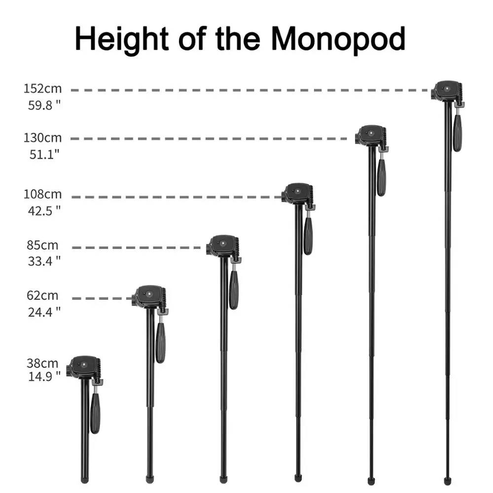  ZOMEI Q222 Camera Tripod Tripode Stative Flexible Photographic Tripod Monopod Travel Stand for Smar