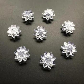 

60pcs soft plastic Little Lotus for LED String Lights Lover's Day Holiday EventsHolidays Garland Decor. Flowers