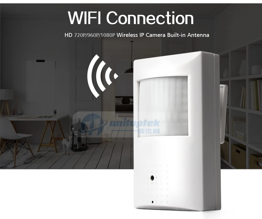 PIR стиль ONVIF WiFi IP камера 1080P 720P Встроенный аудио и TF слот для карт 48 шт. 940nm ИК светодиодный беспроводной камеры безопасности