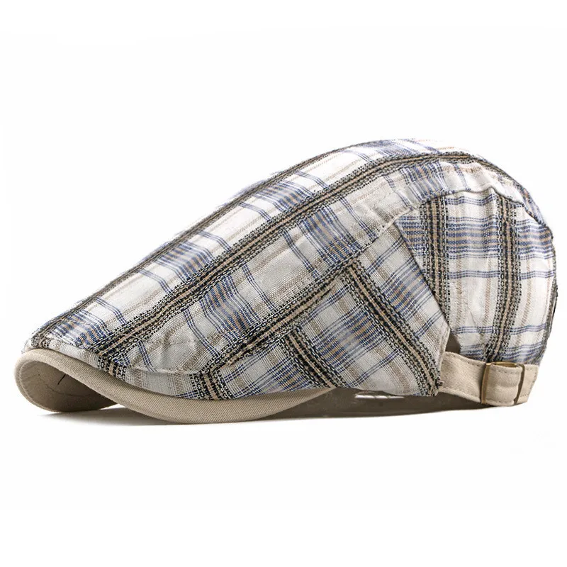 

Top Grade Good Quality Wool Ivy Hats England Classical Plaid Newsboy Hat Big Head Man Plus Size Felt Beret Caps