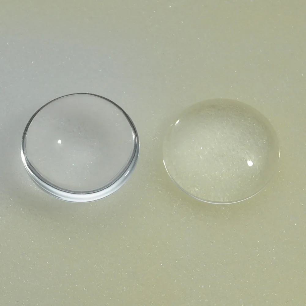 25mm 1 Inch Round Transparent Round Domed Magnifying Glass Cabochon