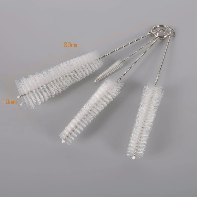 Щетка для очистки соломы из нержавеющей стали 4 шт.|brush cleaner|straw brushcleaning brushes stainless