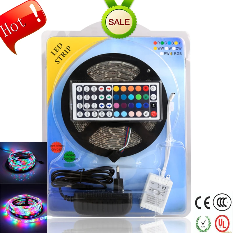 5M 300Leds Non waterproof RGB font b Led b font font b Strip b font Light