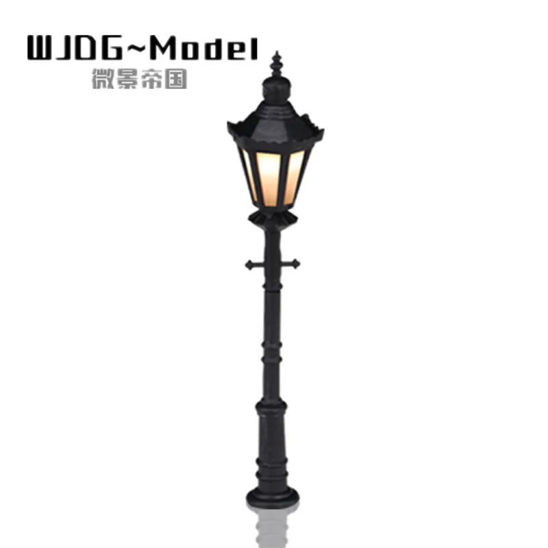 Викинг модель сад лампы теплый-белый светодио дный пластиковые миниатюрная модель лампы для Модель поезда пейзажи layout50 - Цвет: H-55mm3V1.100