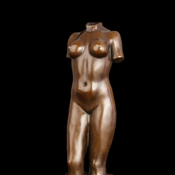 

Arts Crafts Copper Best selling Famous sculpture Antique Decoration escultura del busto Bust Bronze Figurines tronco Woman Trunk