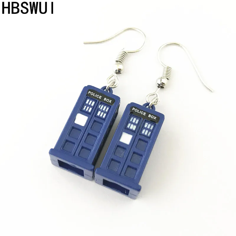 

HBSWUI Wholesale Freeshipping 20pair a lot Doctor Who Earrings HRIFDOD01
